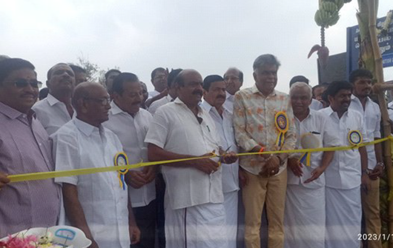 DAT Silver Jubilee Noyyal Salai from Kasipalayam Bridge to Maniakarampalayam Bridge was inaugurated by Mr. K. Selvaraj, MLA,Tirupur. Rs. 10 Lakh was contributed by DAT for the development of road.